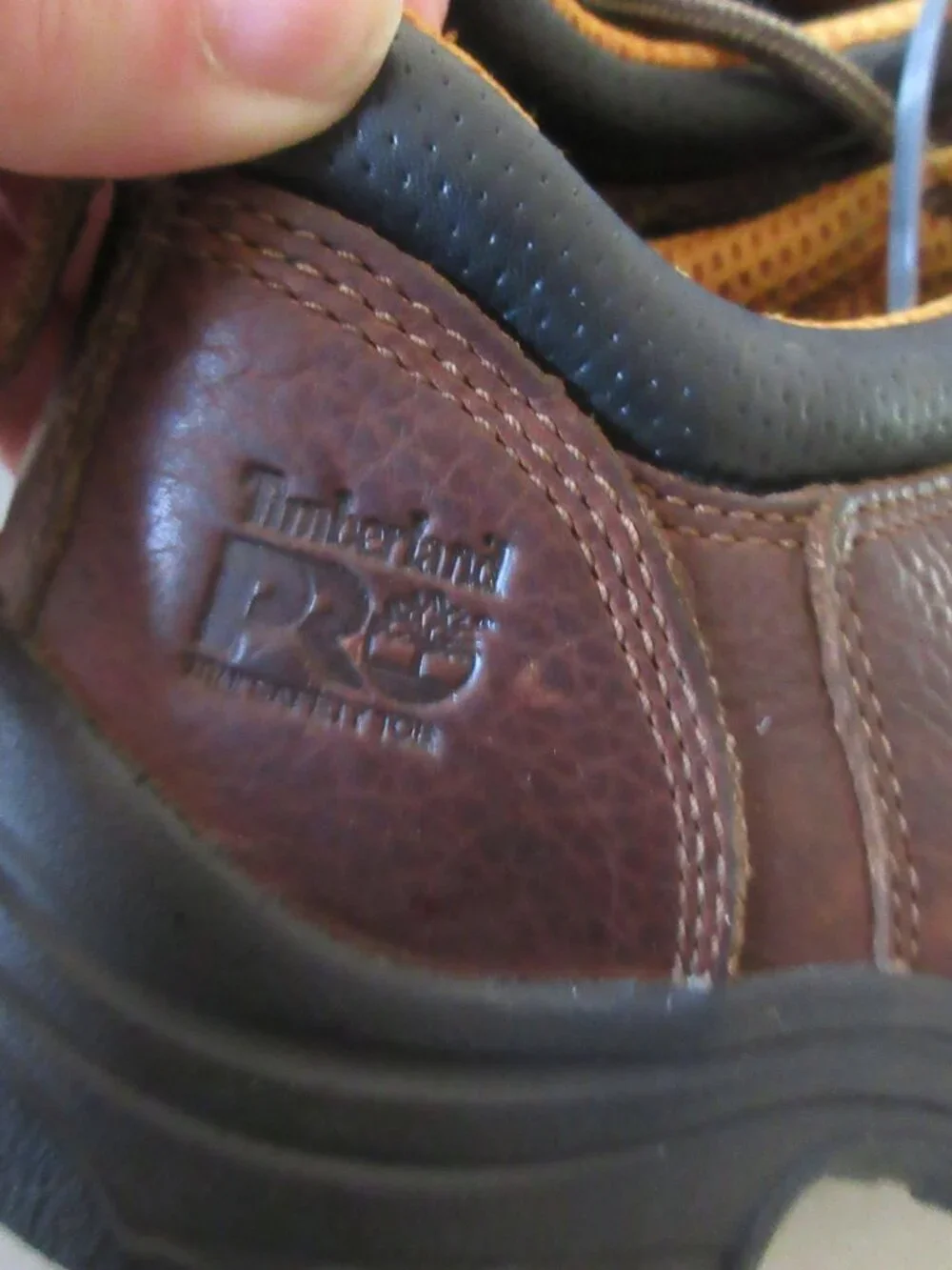 Timberland Pro Titan Womens Size 8.5 m 63189 Alloy Toe Oxford Work Shoes Brown